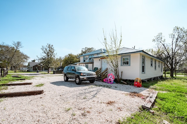 view of side of property