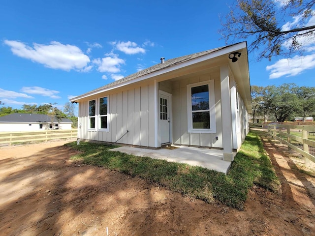 view of rear view of property