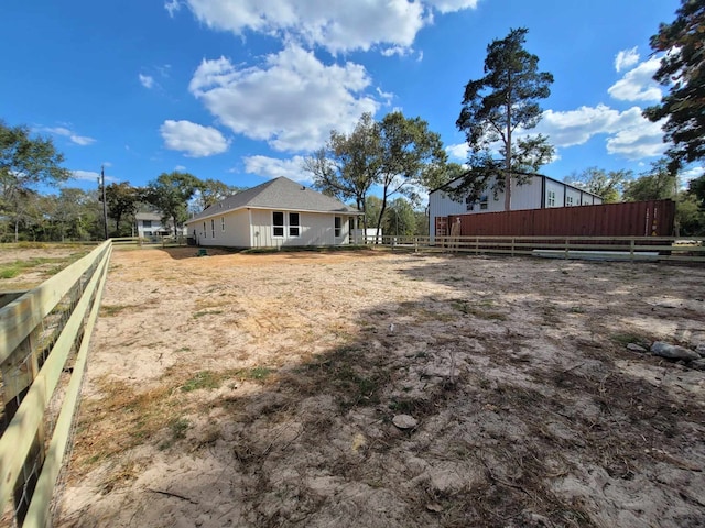 24644 Cavan St, Hempstead, TX 77445 - view of yard featuring fence and an outdoor structure