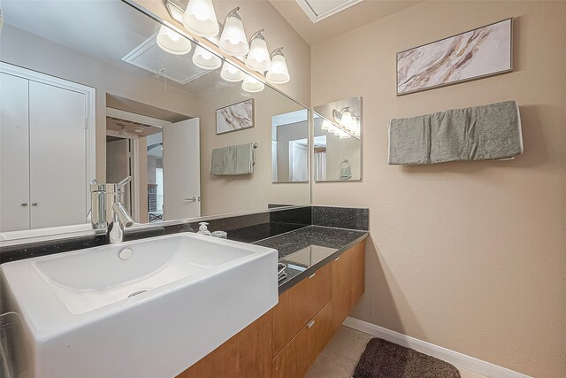 bathroom featuring tile patterned floors