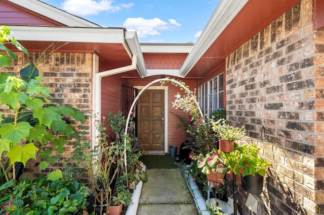 view of entrance to property