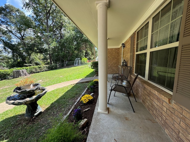 view of patio