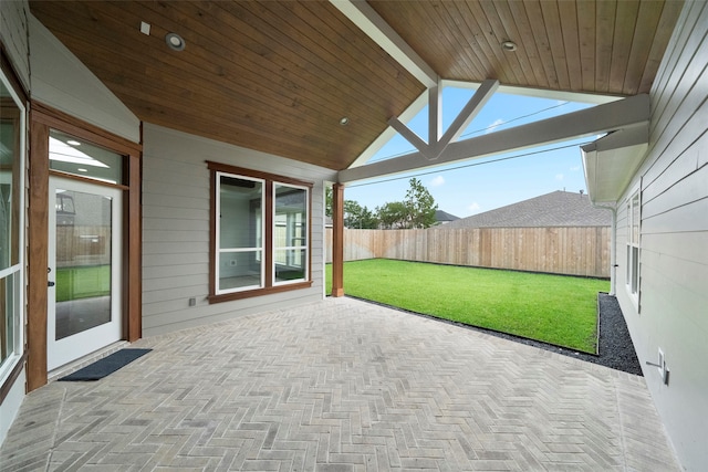 view of patio