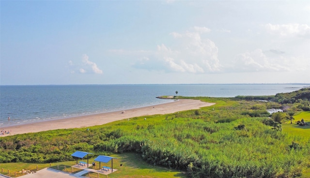 water view with a beach view