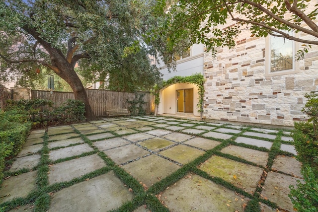 view of patio