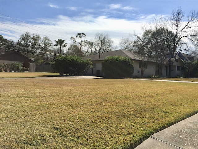 view of yard