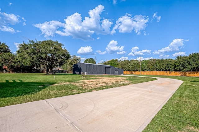 surrounding community featuring a yard