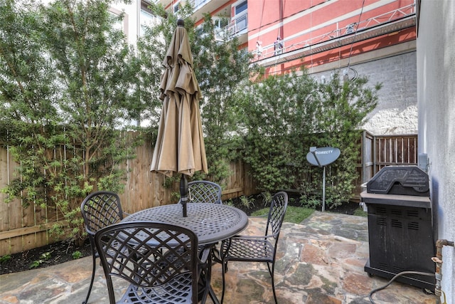 view of patio / terrace with grilling area