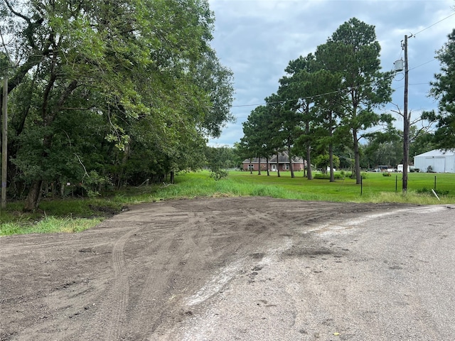 view of road