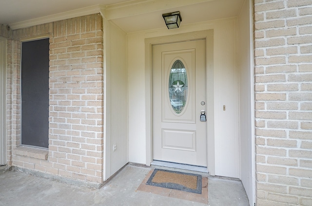 view of entrance to property