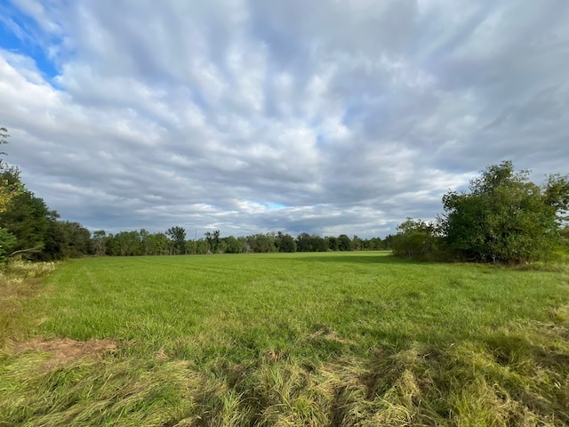 view of landscape with a rural view