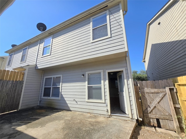 view of rear view of property