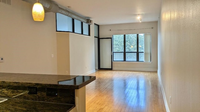 interior space featuring light wood-type flooring