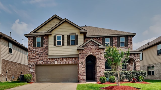 craftsman-style house featuring a garage