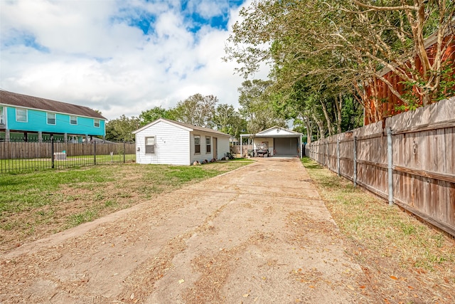 view of yard