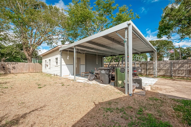 view of outdoor structure