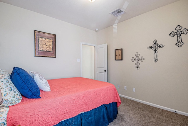 207 Cheswood Forest Pl, Montgomery, TX 77316 - bedroom with baseboards, visible vents, and carpet