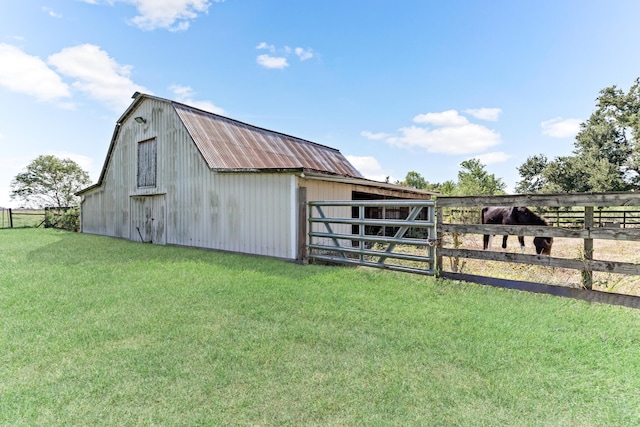 view of outbuilding