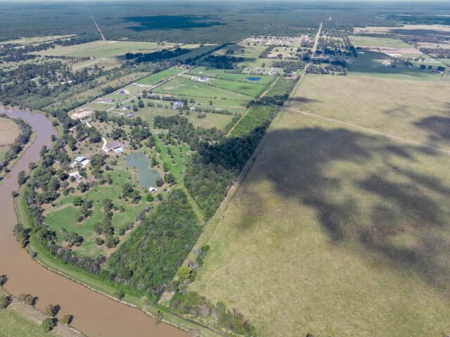 3030 Moore Rd, Beaumont, TX 77713 - bird's eye view with a water view and a rural view