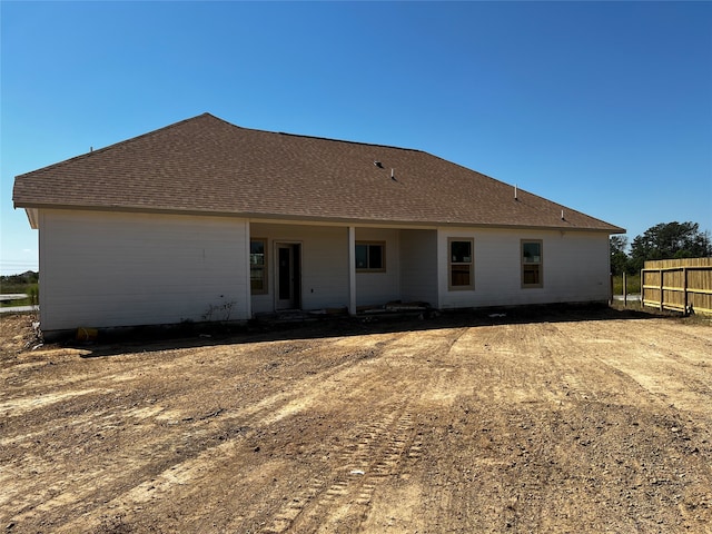 view of rear view of house