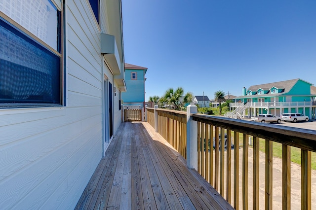 2332 Martinique, Crystal Beach, TX 77650 - deck featuring a residential view