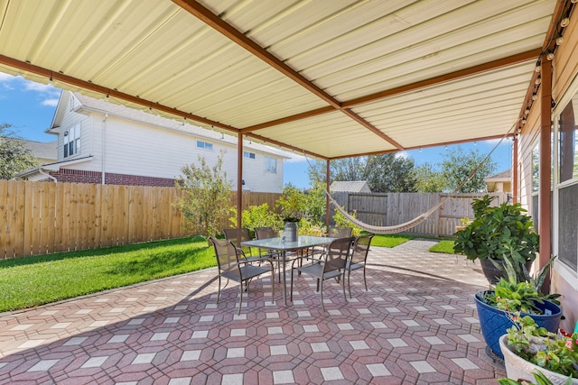 view of patio