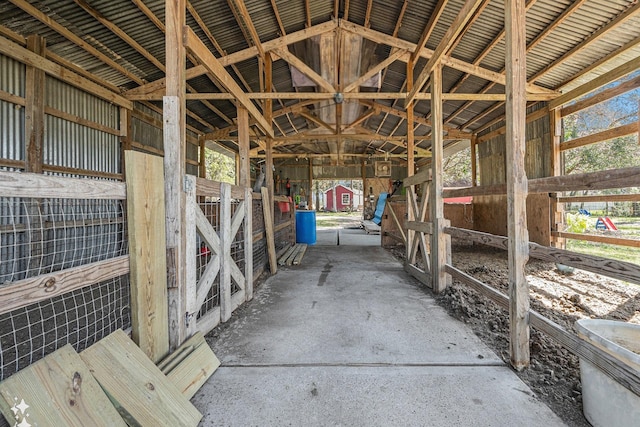 view of stable