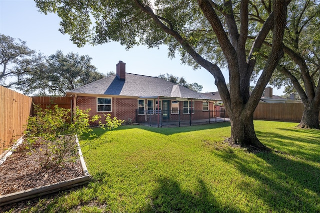 view of yard with a patio