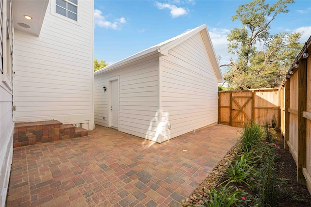 view of outbuilding