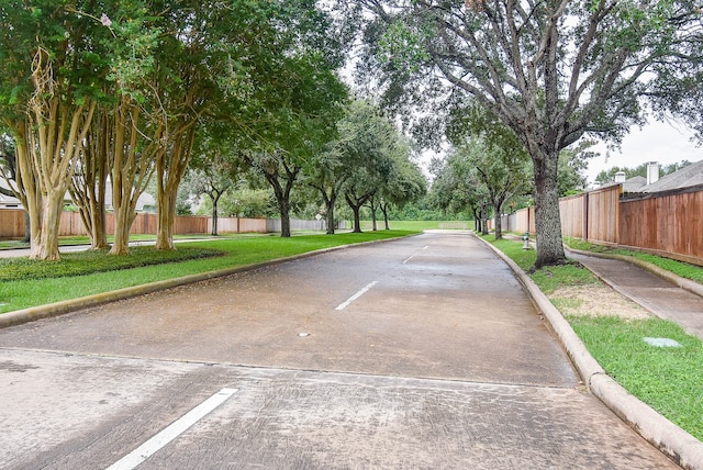 view of road