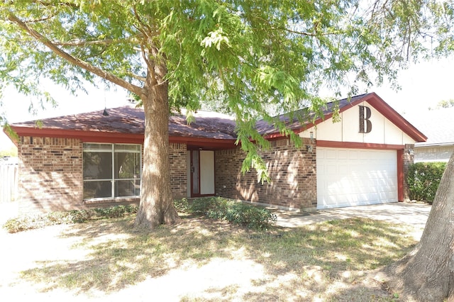 ranch-style house with a garage