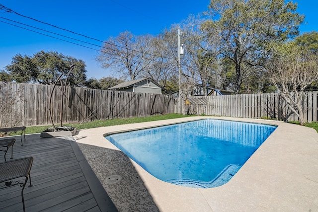 view of pool