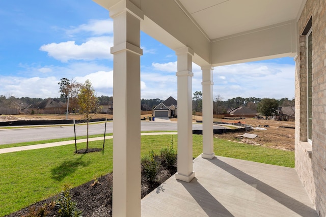 view of patio / terrace featuring a porch