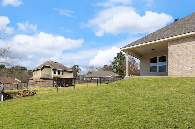 view of yard