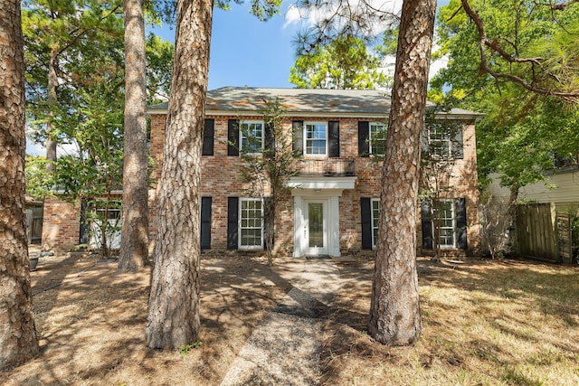 view of colonial home