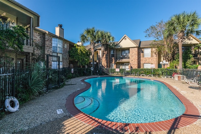 view of pool