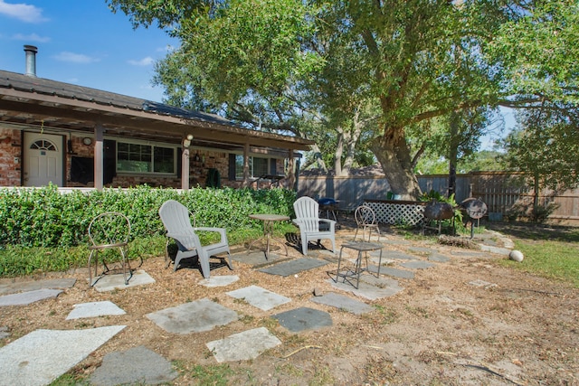 view of patio