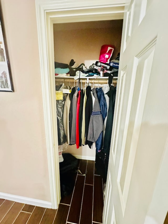 view of closet