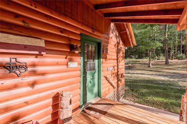 view of entrance to property
