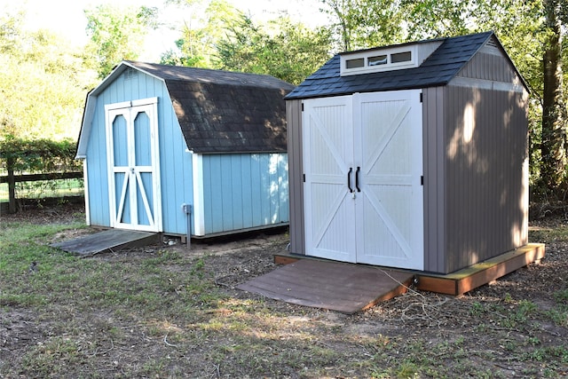 view of outbuilding