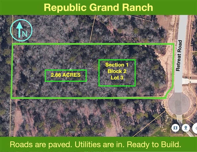 16611 Retreat Rd, Willis TX, 77378 land for sale