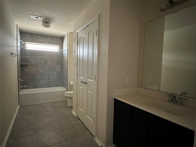 331 W Bend Dr, League City, TX 77573 - full bath featuring tile patterned floors, vanity, and shower / washtub combination