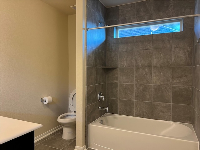 331 W Bend Dr, League City, TX 77573 - full bathroom featuring tile patterned flooring, vanity, and shower / bathtub combination