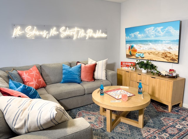 view of living area