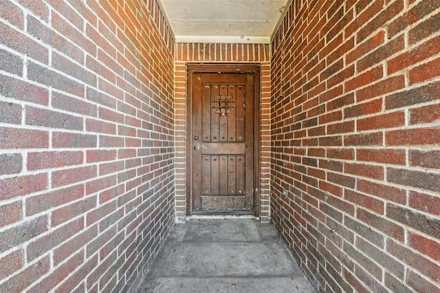 view of exterior entry