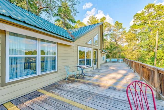 view of deck