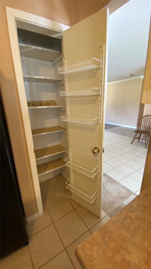 view of pantry