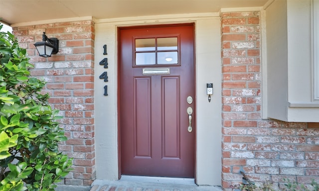 view of property entrance