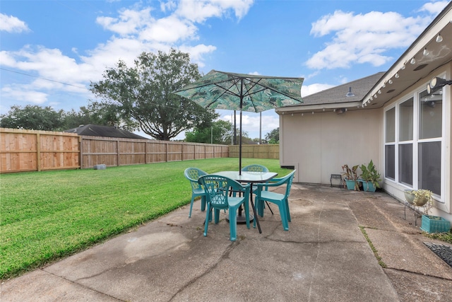 view of patio