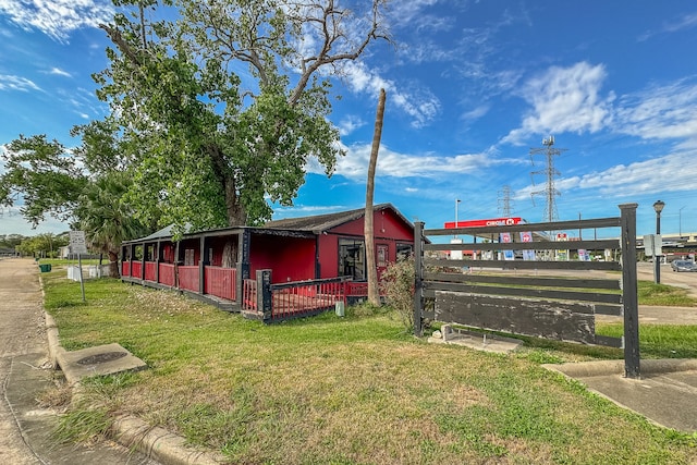 view of stable